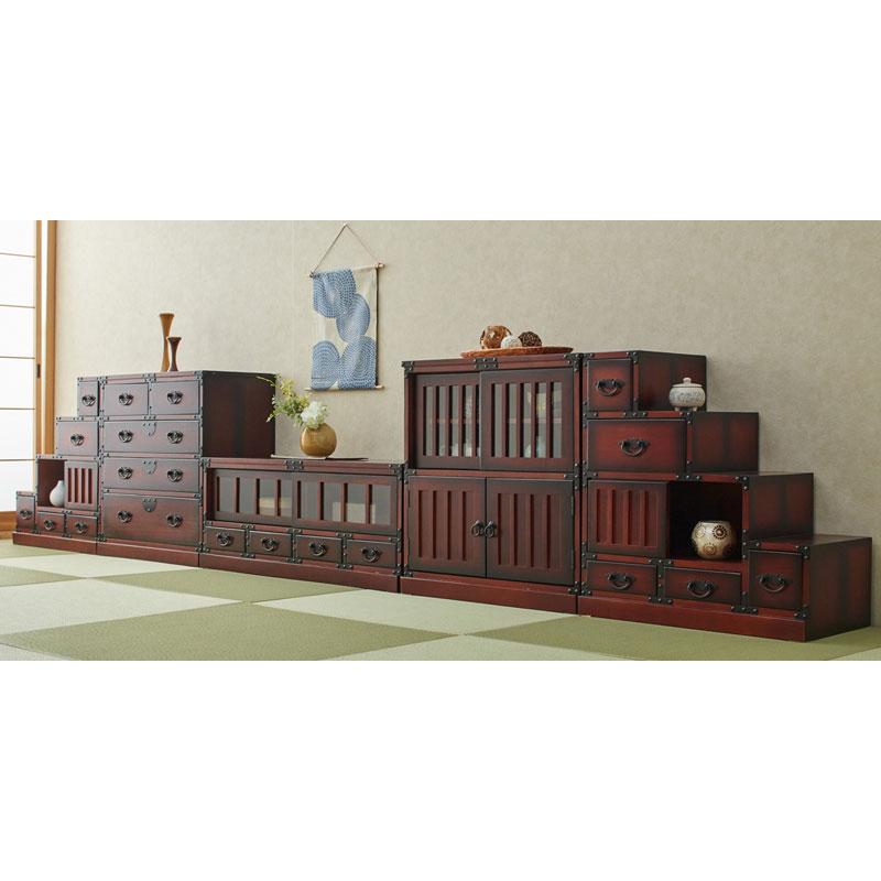 水屋箪笥 タンス たんす 食器棚 食器戸棚 キッチンボード 戸棚