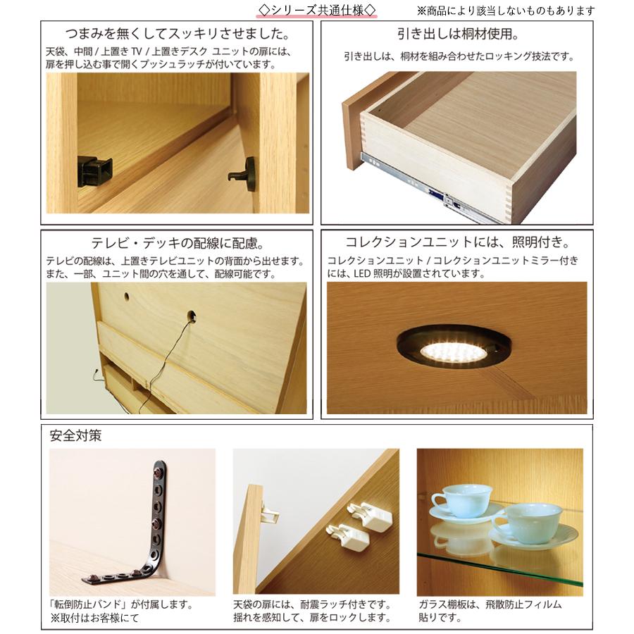 壁面収納 4点セット テレビ台 TVボード キャビネット 引出 収納家具