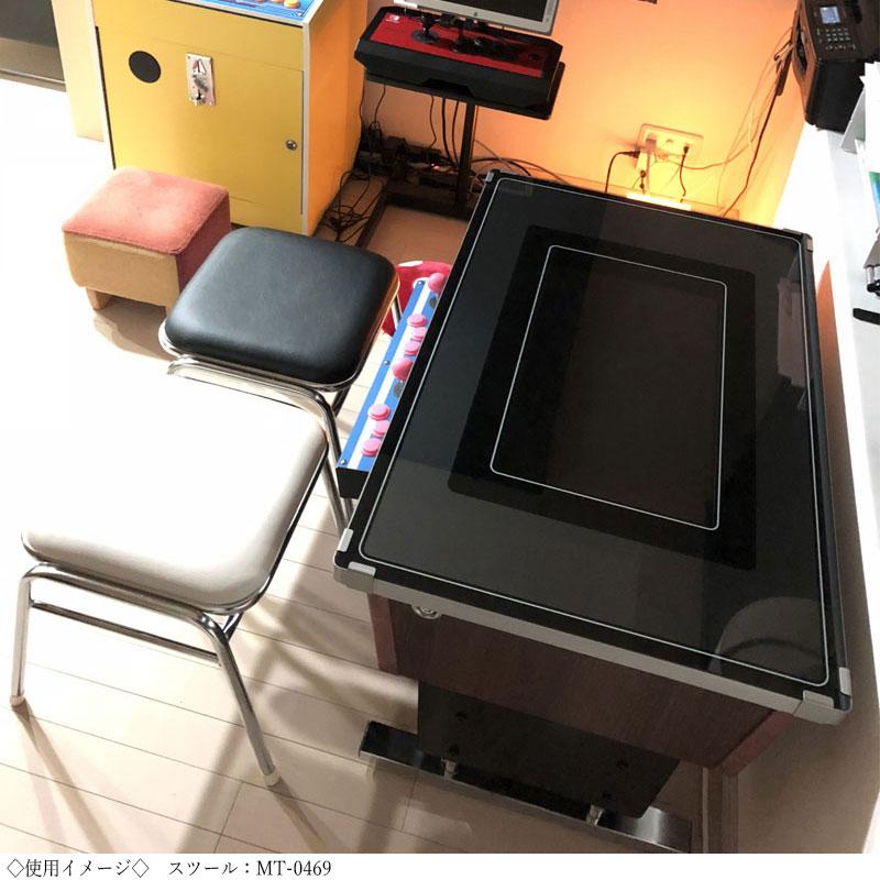 スツール チェア パイプ椅子 補助椅子 ゲーム椅子 角型 スチール脚