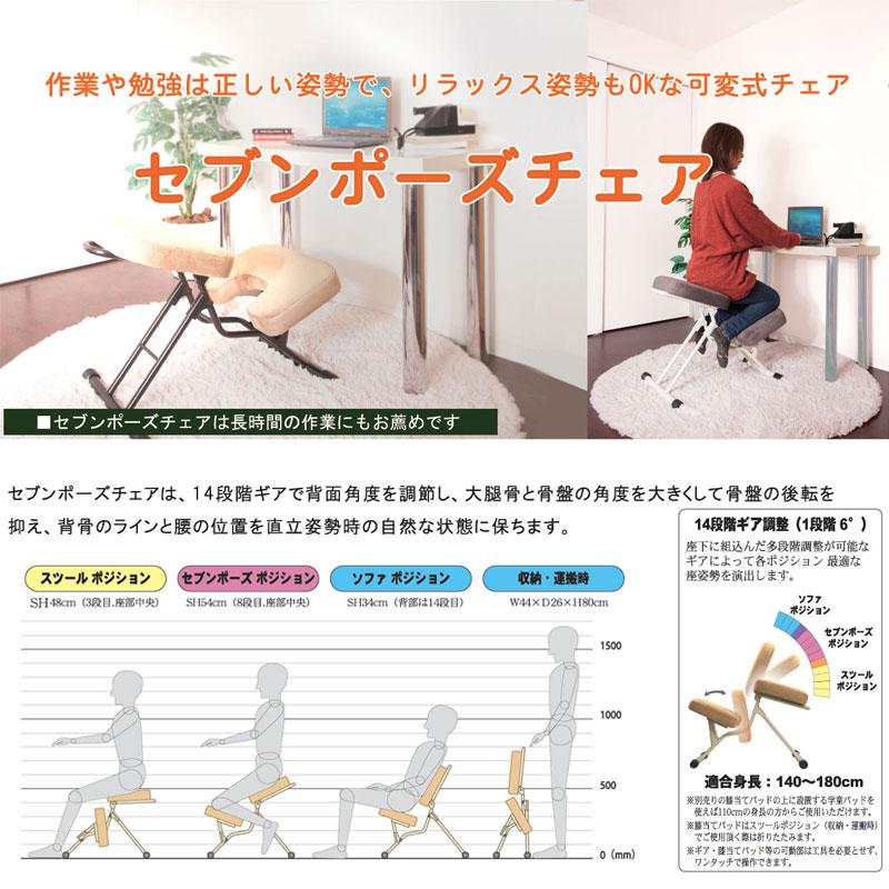 プロポーションチェア 姿勢矯正家具 高さ調節可能 3WAY スツール ソファ 学習椅子 いす ブラウン グレー ブラック ピンク ブルー RS-0024の画像