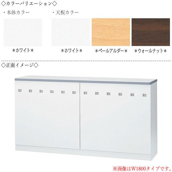 オフィスカウンター ハイタイプ システム 収納 棚 ラック シェルフ キャビネット 整理棚 鍵付 ホワイト 受付 オフィス 間仕切り 【送料別】 SE-0553_2