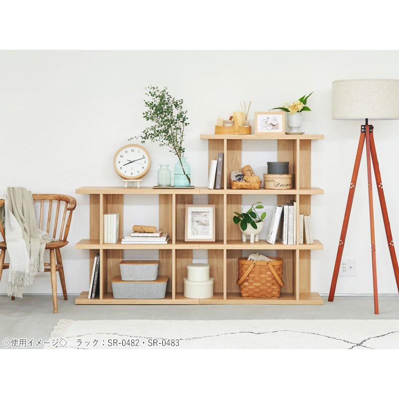 オープンラック 3段 収納棚 ディスプレイラック 本棚 シェルフ