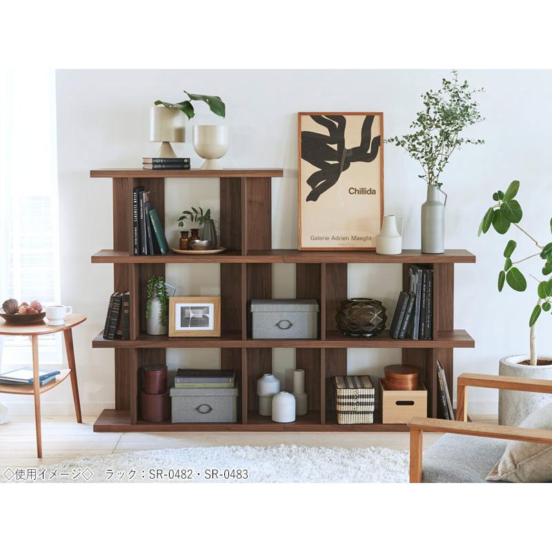 3段木製ラック　ウォルラック LIFELEX 桧木製ラック3段60 約60×27×60cm(3段60): 家具