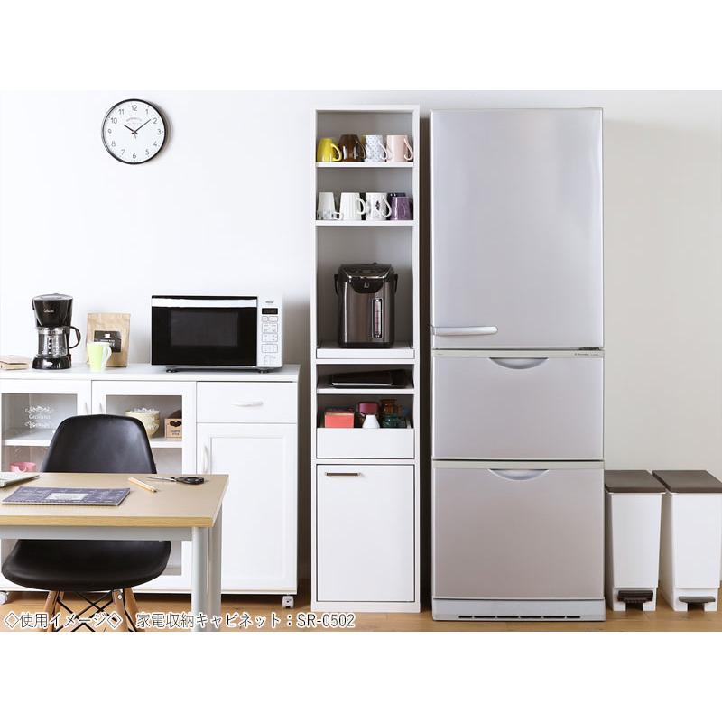 ホワイトレンジボード・収納キャビネット レンジボード 幅60cm 扉 レンジ台 キャビネット キッチンボード カップ