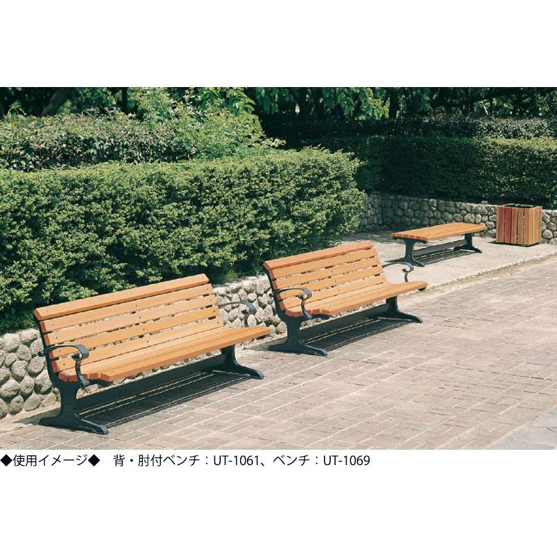 ウッドベンチ 背もたれなし 肘なし 長椅子 ガーデンベンチ 屋外用ベンチ アウトドアベンチ 天然木 鉄鋳物脚 幅180cm UT-1069｜kaguro｜02