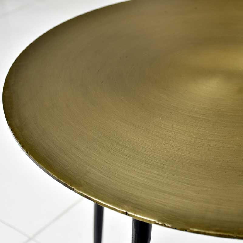 ブロンズサイドテーブル おしゃれ丸リビングテーブル besidetable besidetable 家具セレクトコムYahoo!店