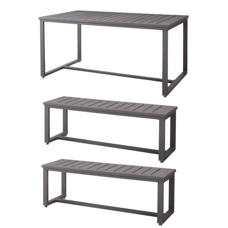 LIFELEX アルミ縁台150cm LFX10－9647 Amazon.co.jp