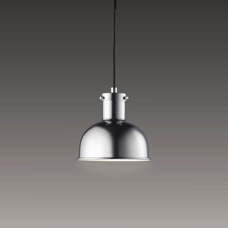 ペンダントライト 照明器具 天井照明 モダン クローム メッキ金属セード 直径18.8ｃｍ ERP7347SB