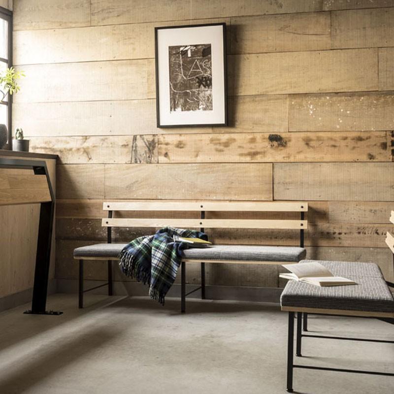 ベンチソファー3人掛け無垢背板長椅子チェアシンプルな業務用家具ベンチ幅150ｃｍ jardin-3p ベンチ