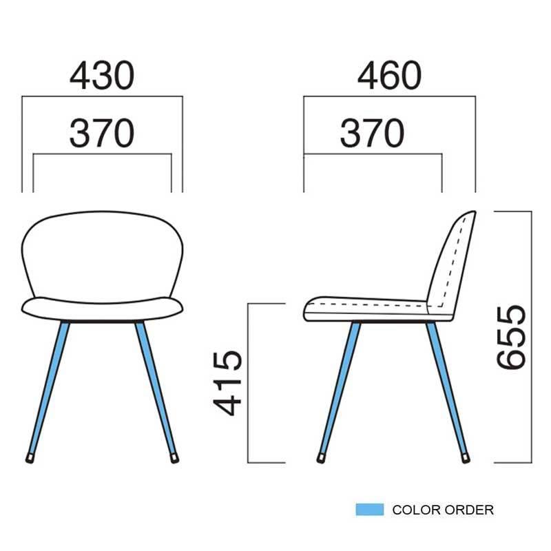 カジュアルデザイン カフェチェア チェアー イタリアコラボ脚カラーオーダー 店舗家具 Kajima Kajima 家具セレクトコムyahoo 店 通販 Yahoo ショッピング