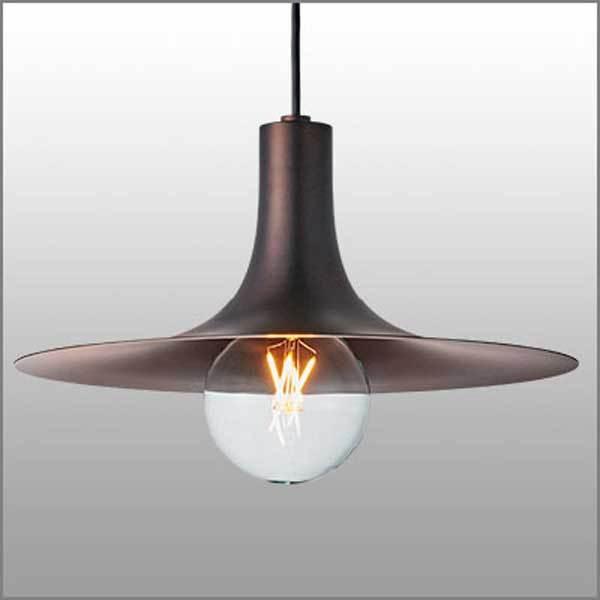 ペンダントライト アルミシェード レトロモダン照明 ショ−トワイド 銅ブロンズ（ランプ同梱可能） mp40607-42