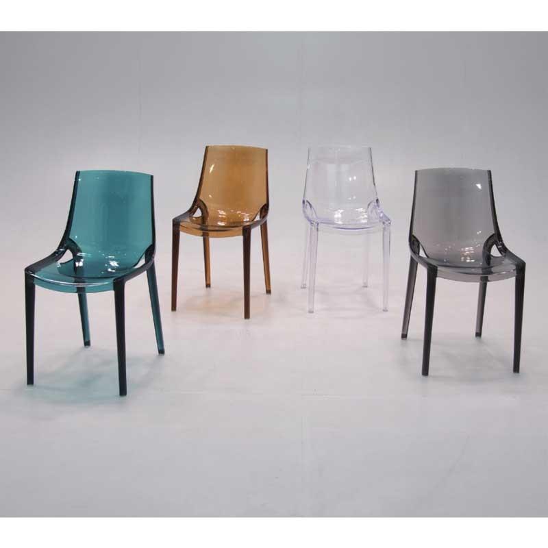 ダイニング透明 椅子 インテリア プラスチッククリアダークカラーチェアカフェ業務用店舗用家具 myc1481 :myc1481:家具セレクト