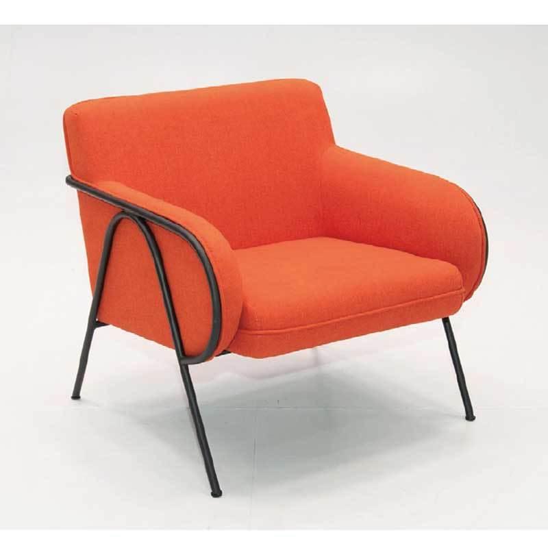 ロビーチェア 重厚なフォルム椅子 グレー ブルー オレンジ 既成完成品店舗業務用 myc1499｜kaguselect-com｜04