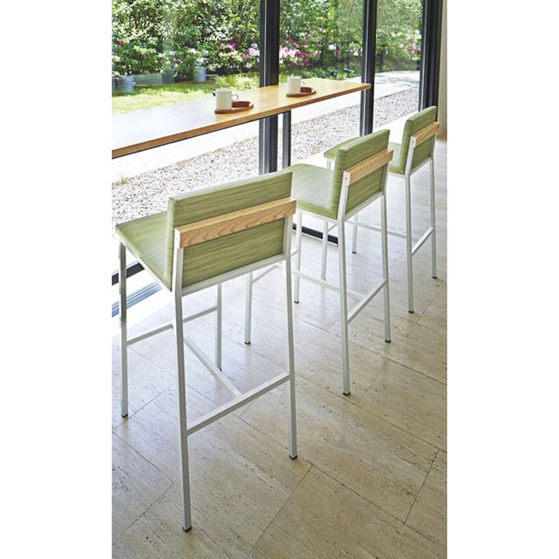 カウンターチェアカフェデザイン木装飾取手付スタンド業務用家具椅子order-h