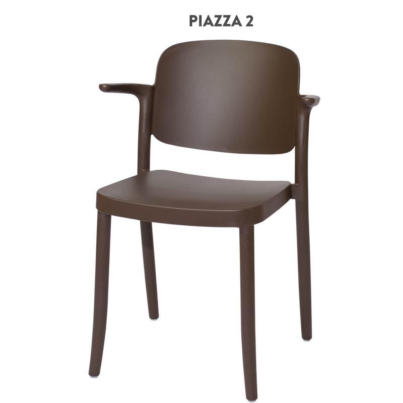 最新作の 復刻デザイナーズカフェチェアースタッキングガーデンチェアポリプロピレン樹脂 屋内外使用可 piazza2 7色 パーソナルチェア
