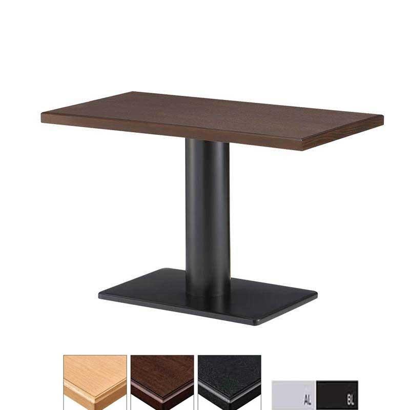 業務用店舗用家具カフェテーブル105×60cm天板見附42mm ブラウン他4種類から st960cbt322n st960cbt322n
