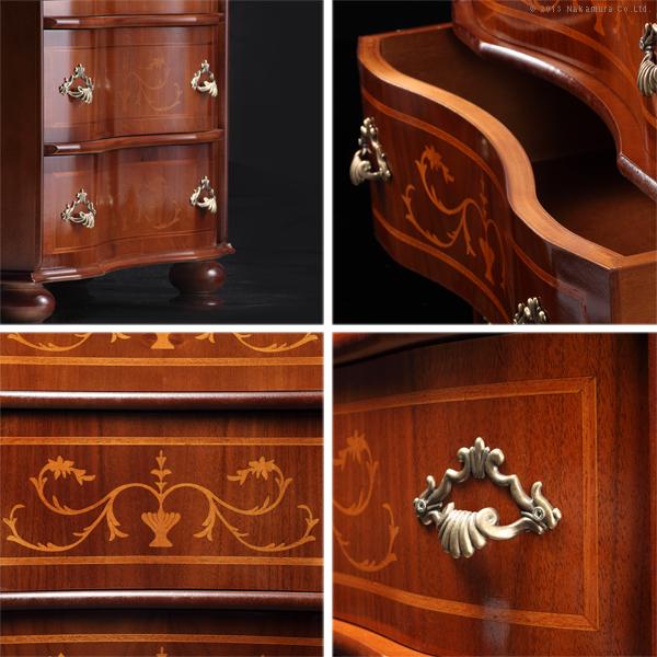 イタリア 家具 アンティーク家具 ヴェローナクラシック 丸脚5段