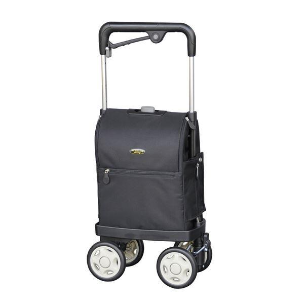 須恵廣工業 シルバーカー/カー ウォーキングキャリーアイカートラブ ブラック 813W