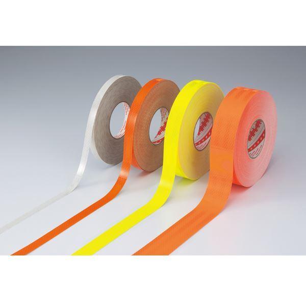 高輝度反射テープ SL2045-KYR カラー：蛍光オレンジ 20mm幅〔代引不可〕
