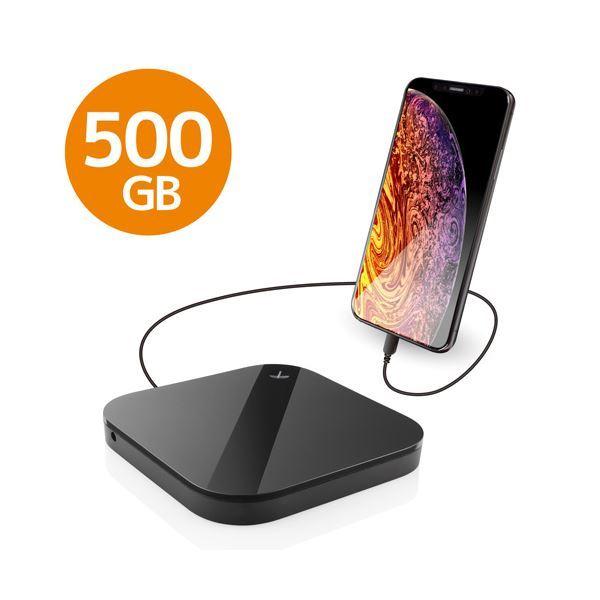 エレコム ELECOM Portable Drive USB3.0 500GB Black/スマートフォン用 ELP-SHU005UBK