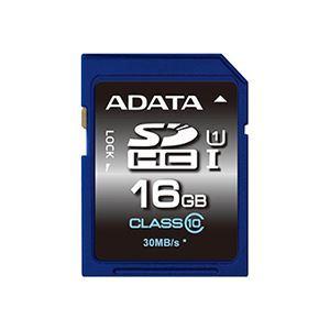 (まとめ) エーデータ SDHCカードUHS-I対応 超高速タイプ 16GB class10 ASDH16GUICL10-R 1枚 〔×10セット〕