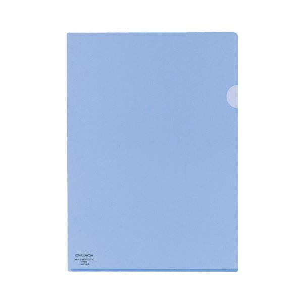 (まとめ) コクヨ クリヤーホルダースーパークリヤー10(テン) A4 スカイブルー フ-TC750N-2 1パック(5枚) 〔×30セット〕