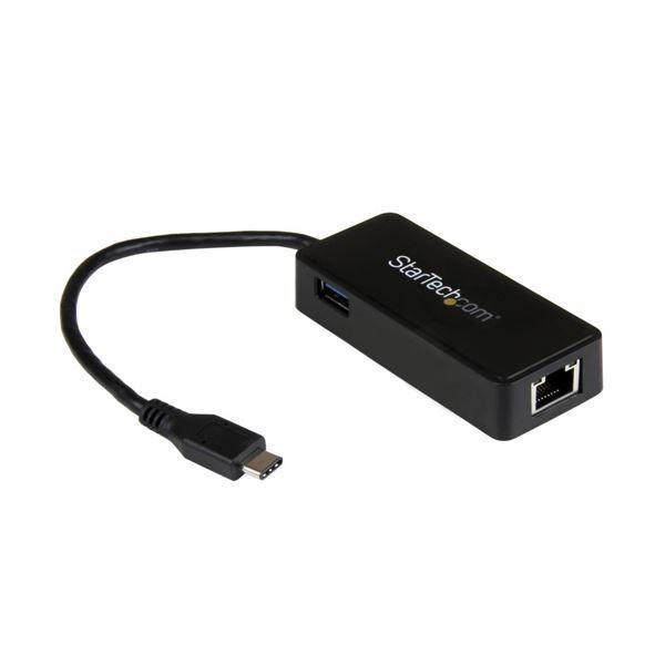 StarTech.com USB-C接続ギガビット有線LAN変換アダプタ（USB 3.0ポート x1付き） US1GC301AU 1個