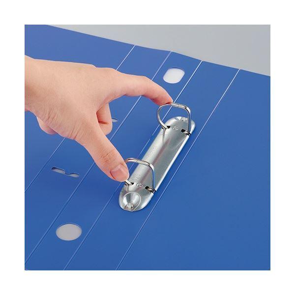 (まとめ) コクヨ Dリングファイル(スムーススタイル) A4タテ 200枚収容 背幅34mm 青 フ-UDS420B 1冊 〔×30セット〕