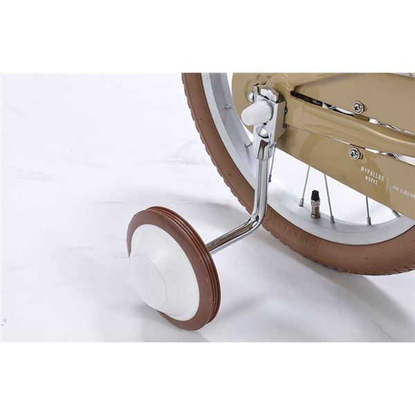 【美品】 MD-16 子供用自転車16・補助輪付 シナモン〔代引不可〕 【2337175515】(12215円)