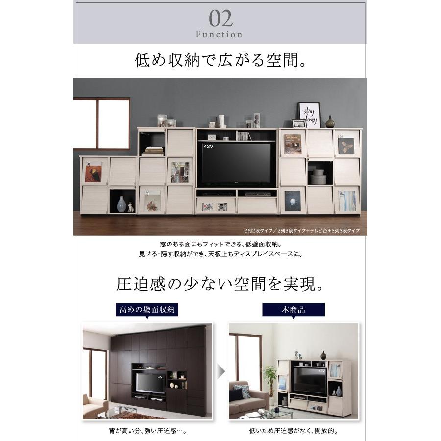 収納 リビング本棚 おしゃれ キャビネット レトロモダン 低めで揃える壁面収納ハイタイプテレビ台シリーズ フラップチェスト 3列3段 家具通販スタイル 通販 Yahoo ショッピング