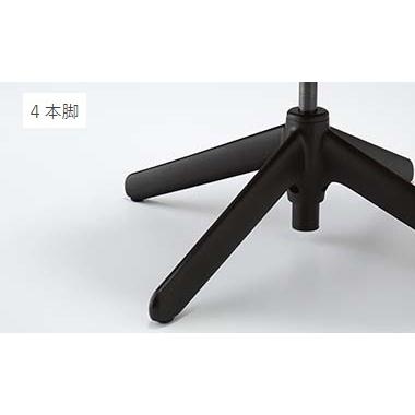 コクヨ　C05-B10CCL_1　オフィスチェア　ingLIFE（イングライフ）背クッションタイプ　4本脚タイプ　ブラック樹脂脚　肘なし　布張地（背座同色）