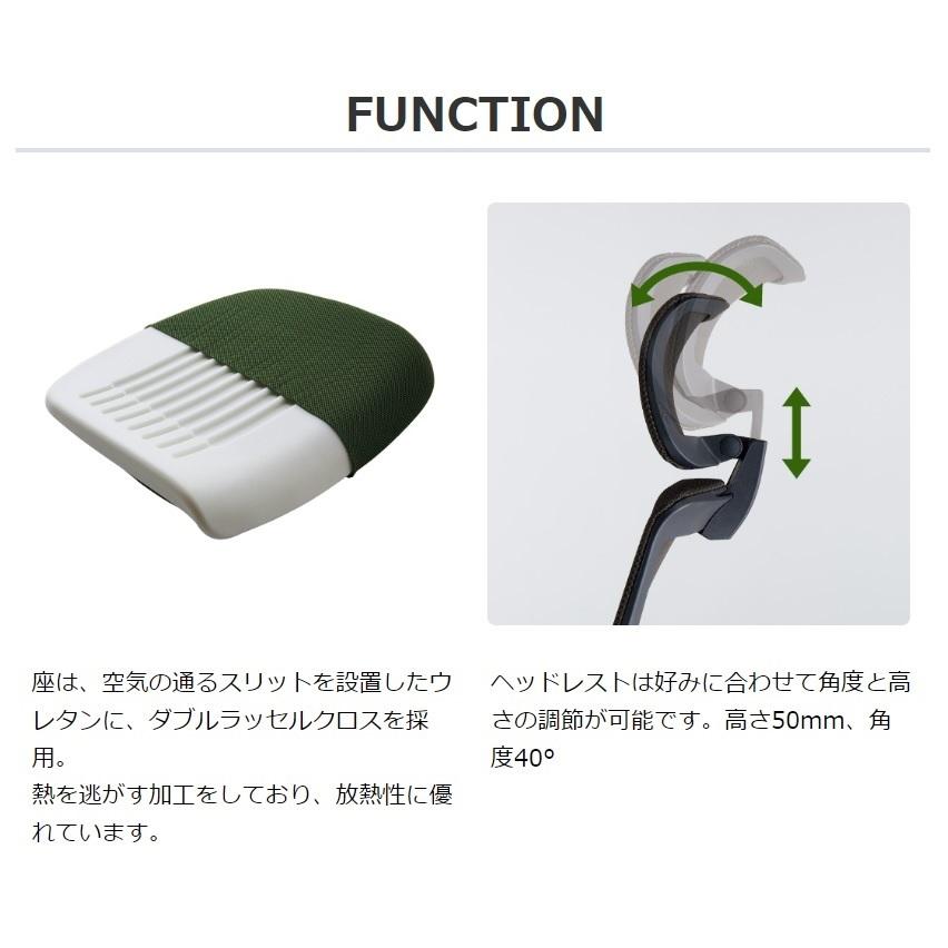 コクヨ C09-P20_-BK_1 オフィスチェア AIRFORT2＜エアフォート2＞ スタンダードタイプ 肘なしの画像