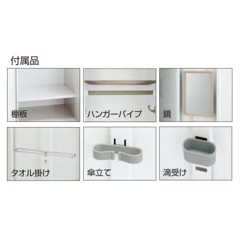 コクヨ LK-10LSAW LKロッカー ホワイトタイプ シリンダー錠 多人数用（両開き）W880×H1790の画像