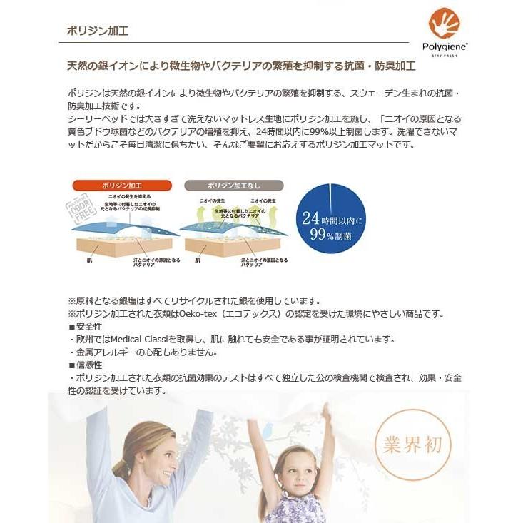 【シーリーベッド正規販売店】　JPチタンコレクション　EVANS4（エバンス4）マットレス単体のみ　セミダブルサイズ（SD）2030タイプ_6