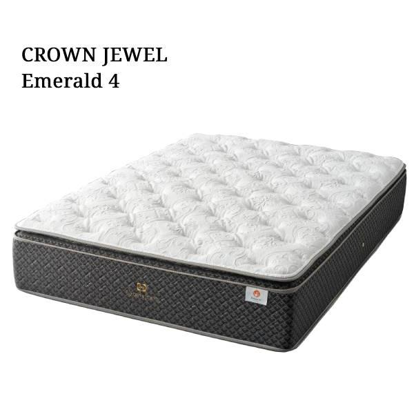 【シーリーベッド正規販売店】　クラウンジュエルシリーズ　Emerald4（エメラルド4）　マットレス単体のみ　ワイドダブルサイズ（WD）1950タイプ | Sealy | 01