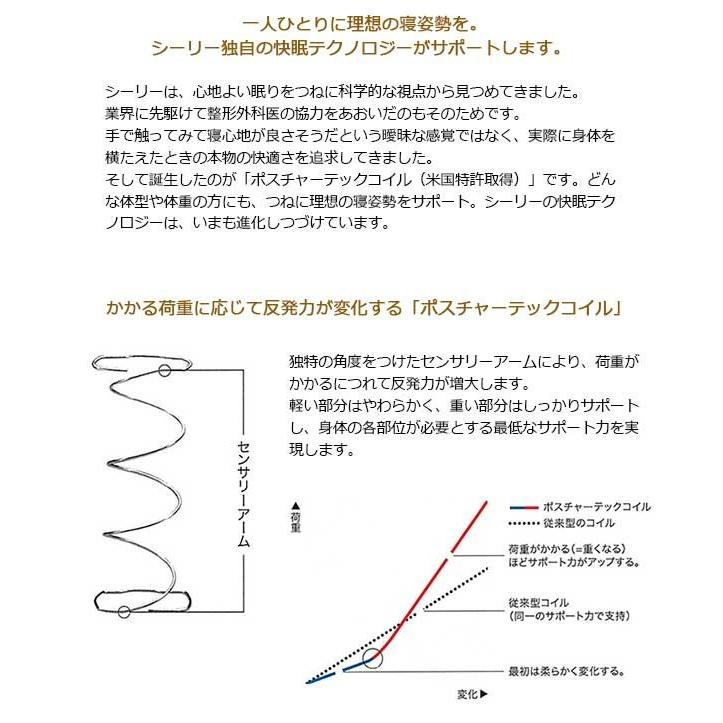 【シーリーベッド正規販売店】　ホテルスタイル 　Deluxe PT（デラックスＰＴ）マットレス単体のみ　ダブルサイズ（D）長さ1950タイプ | Sealy | 04