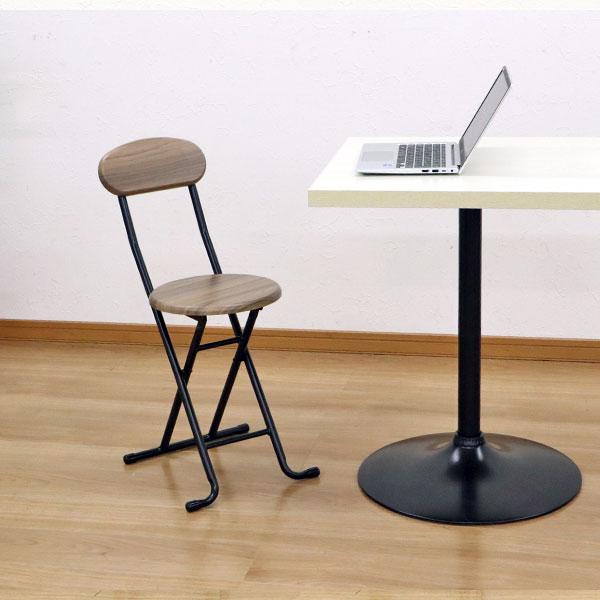 折りたたみ椅子 ベージュ 折り畳み椅子 背付き 1個 yswo-12-6p_main.jpg