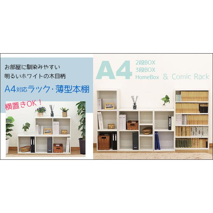 カラーボックス ワイド(2段＋3段) A4ファイル対応 B5ファイル対応 収納