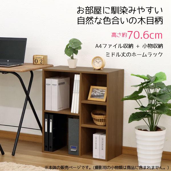 カラーボックス ワイド(2段＋3段) A4ファイル対応 B5ファイル対応 収納