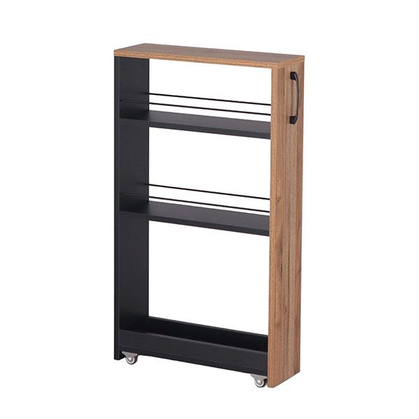 隙間 ラック すき間 ワゴン 完成品(取っ手のみ取付) 幅15cm 奥行