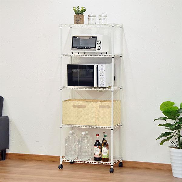 ティーラック（個数限定割引！お試し1500円引き） スチールラック5段 幅60cm 奥行き35cm 高さ156cm リビング収納