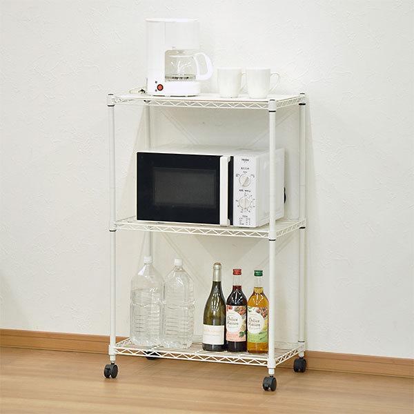 スチールラック3段 幅60cm 奥行き35cm 高さ96cm リビング収納 おもちゃ