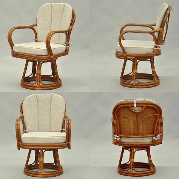 座椅子 回転椅子 肘付き 回転座椅子 座面高さ42cm 高座椅子 ひじ掛け