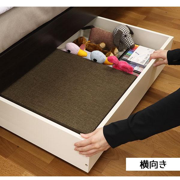 ベッド下収納 キャスター付き (単品)木製ベッド下 収納ボックス ベッド下収納 キャスター付き (単品)木製ベッド下 収納ボックス
