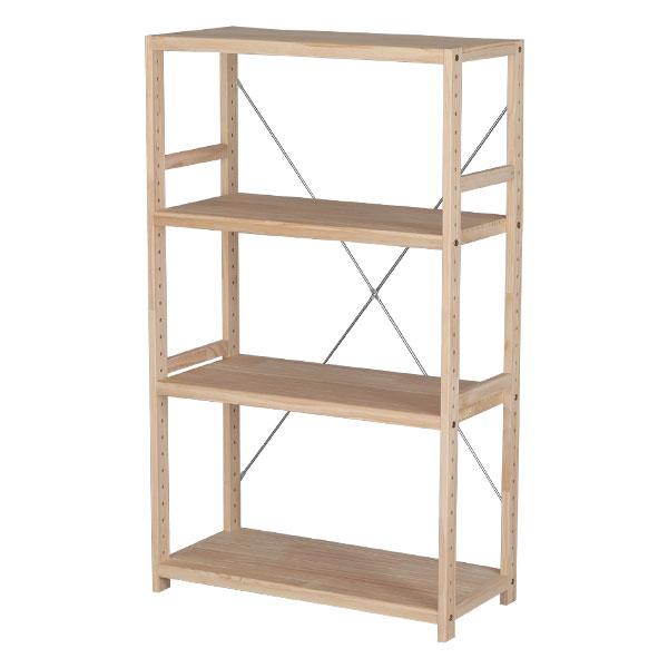 ウッドラック　幅60cm 奥行31cm 高さ132cm Amazon｜山善(YAMAZEN) ウッド ラック 幅60×奥行30×高さ140cm 5段 木製