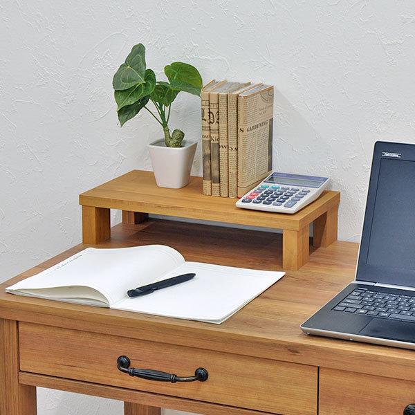 モニター台 机上ラック 木製 モニターラック 机上台 幅30cm 奥行20cm