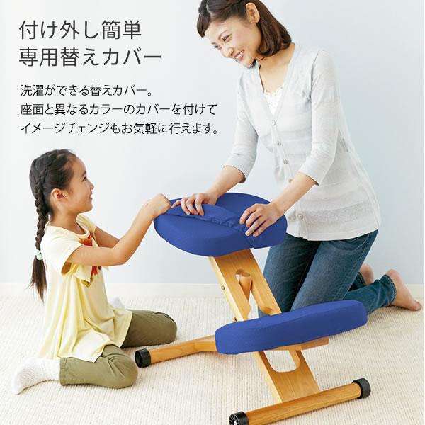 バランスチェア 子供 大人 椅子 カバー のみ 2枚セット 洗えるカバー