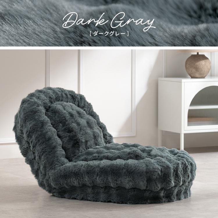 座椅子 ハイバック リクライニング 座面高さ23cm 完成品 3way ソファー