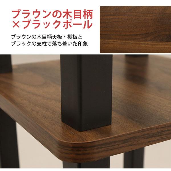 収納ラック 4段 オープンラック4段 工具不要 簡単組立 幅60cm(59cm