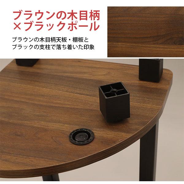 収納ラック コーナーラック 4段 工具不要 簡単組立 4段ラック 4